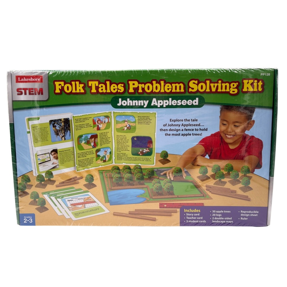 Lakeshore STEM Folk Tales Problem Solving Kit CLASS PACK Johnny Appleseed